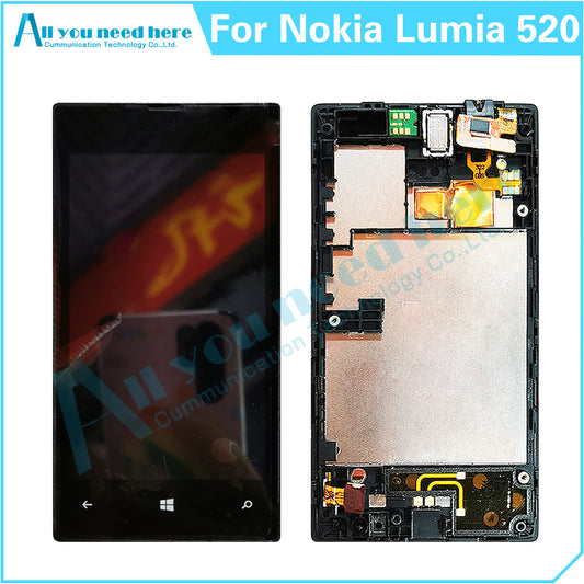 100% Test For Nokia Lumia 520 LCD Display Touch Screen Digitizer