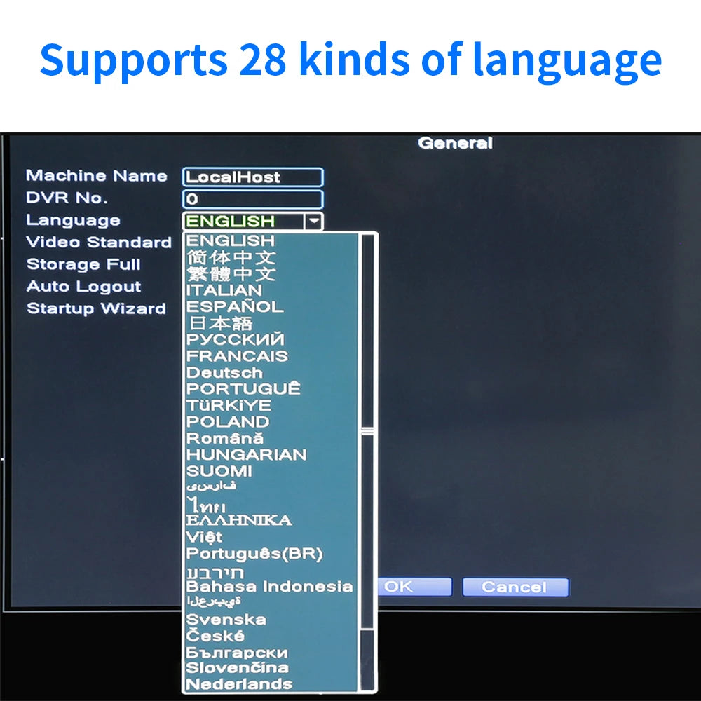 Hiseeu H.265+ 4CH 10CH 16CH POE NVR For IP Security Surveillance