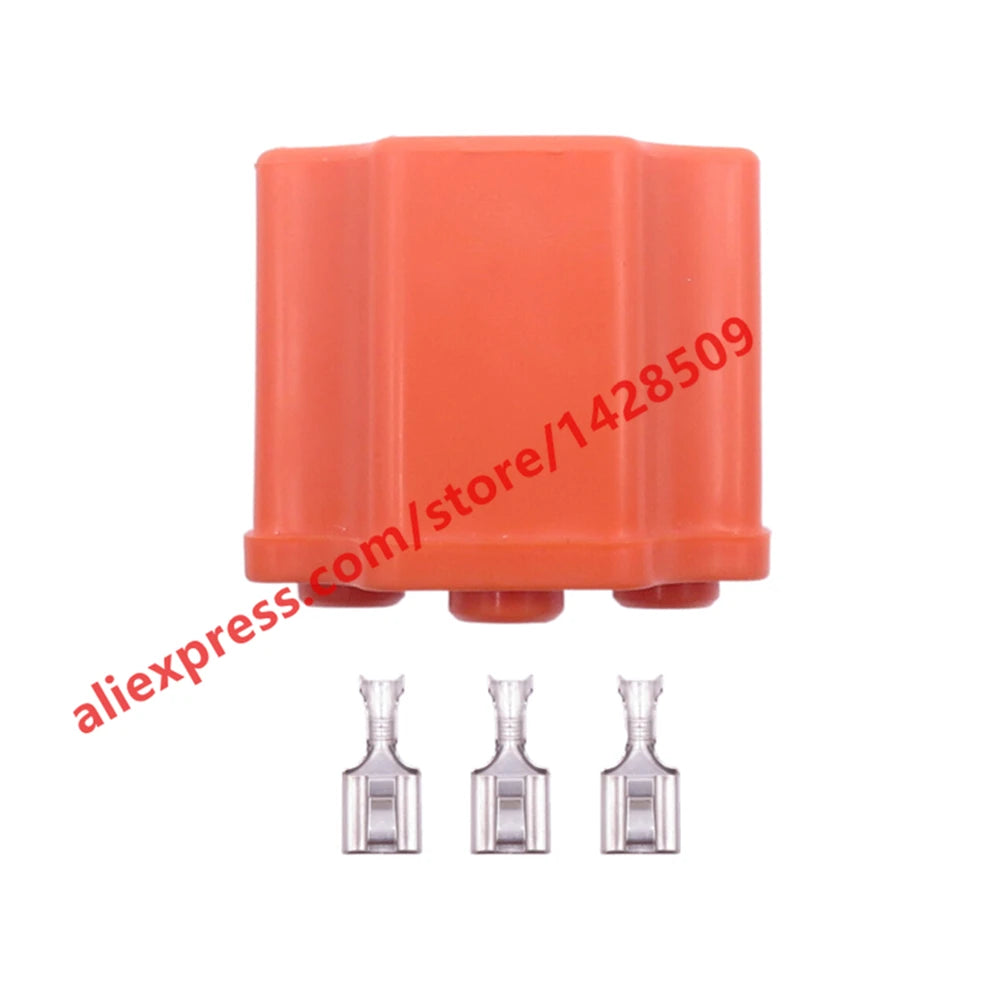 1 Set H4-2A H4 Auto HID Connector Automobile Light Bulb Plug Ceramic