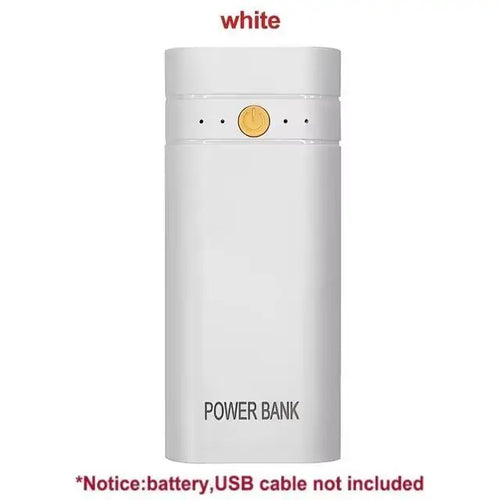 5V 2A 6000mAh 2X 18650 USB Type-C Battery Charger Case DIY Power Bank