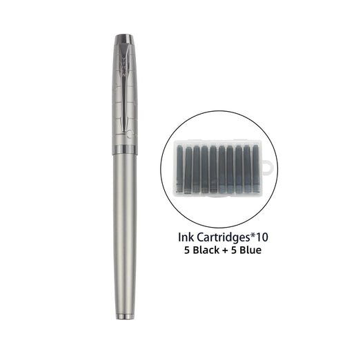 1 PC Fountain Pen, Stylish and Sturdy,Mechanical Feel,Metallic