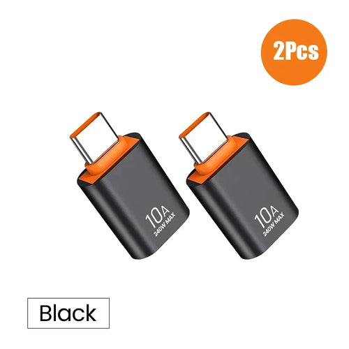 10A USB 3.0 Type C Adapter TypeC Female To USB Male Converter Fast