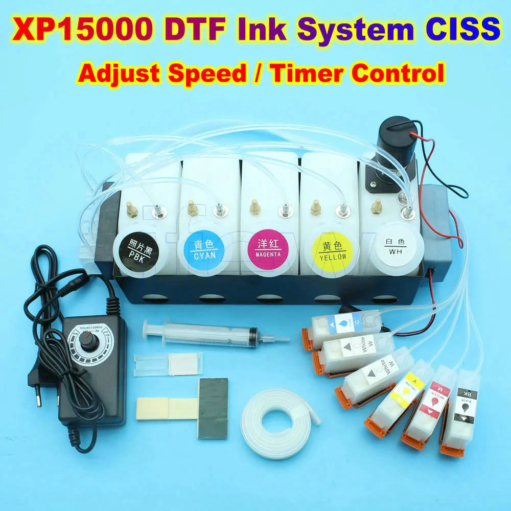 XP15000 DTF CISS For Epson Expression Photo HD XP-15000 White Ink Tank