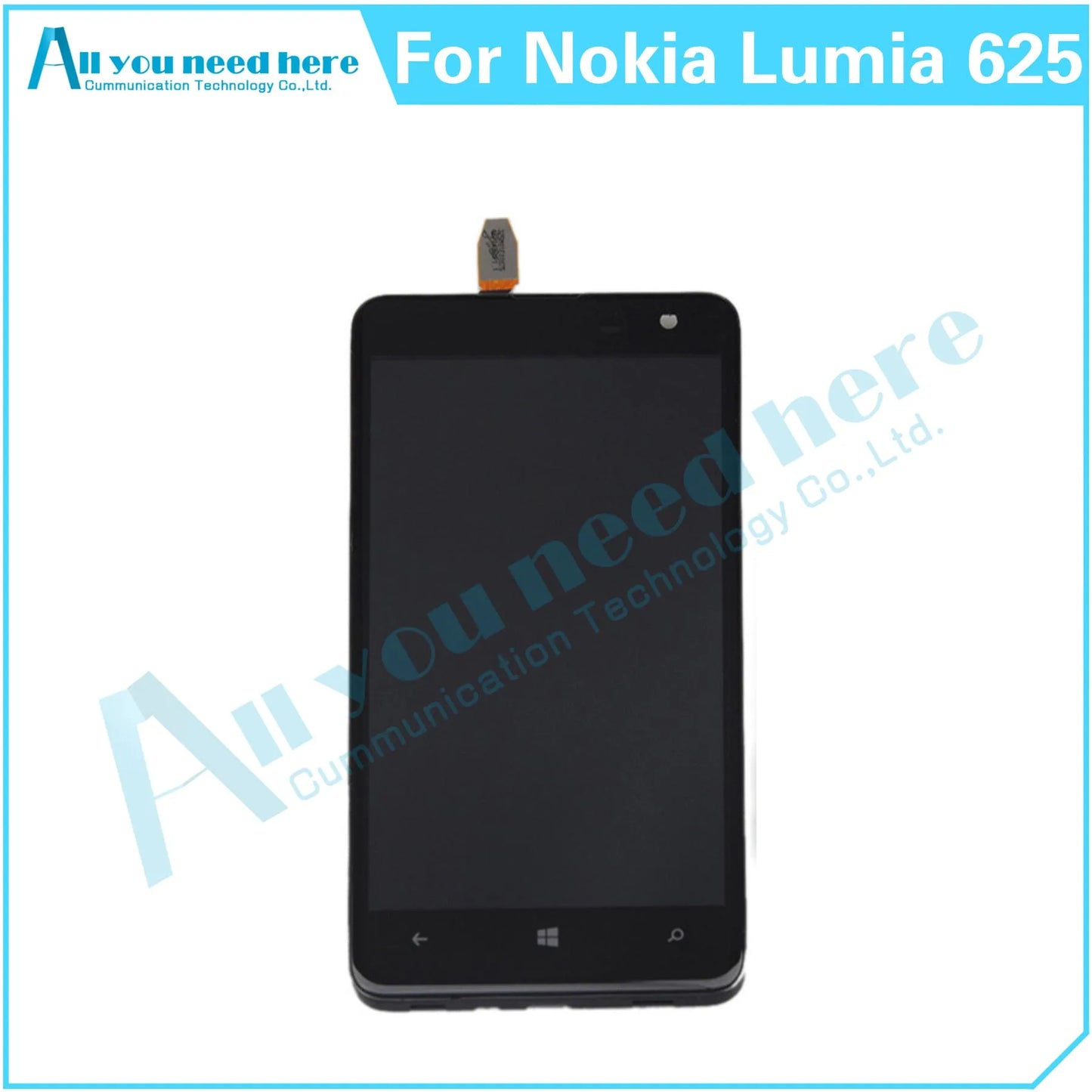 100% Test For Nokia Lumia 625 RM-941 RM-943 LCD Display Touch Screen