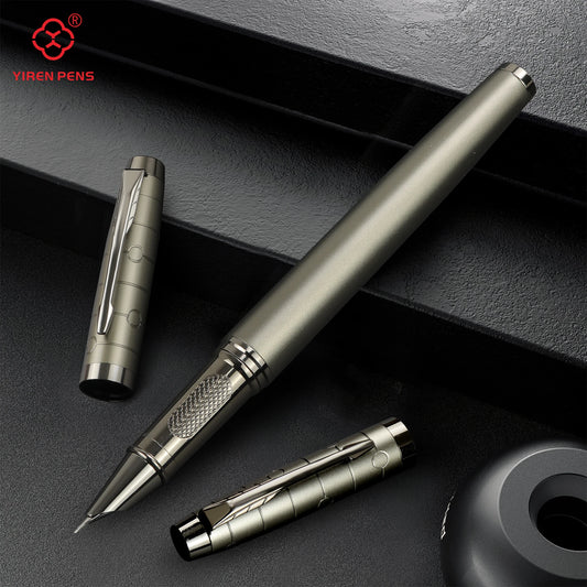 1 PC Fountain Pen, Stylish and Sturdy,Mechanical Feel,Metallic