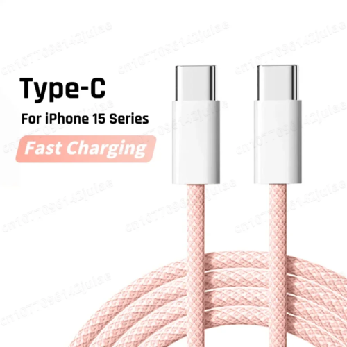 Original PD 60W Fast Charger 6A USB C to Type C Cable For Apple iPhone