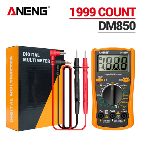 ANENG DM850 Digital Multimeter Automatic Professional 1999 Counts Auto