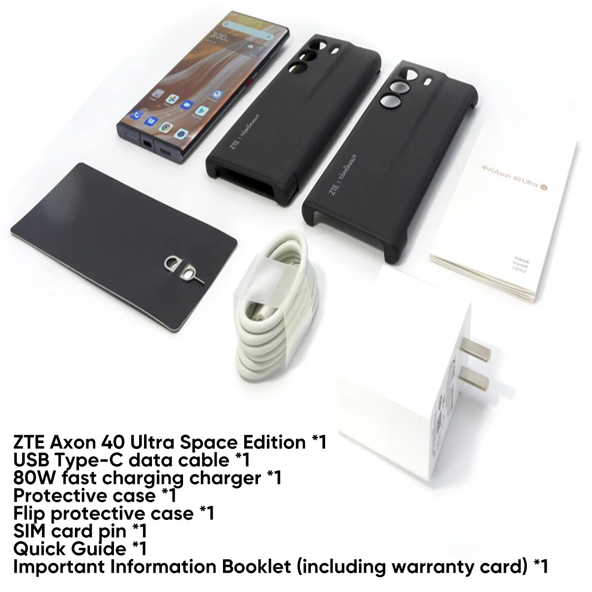 ZTE Axon 40 Ultra Space Edition 5G Smartphone with UDC Tech Snapdragon