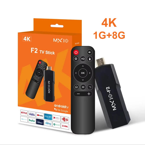 ATV Smart TV Stick Android 14 Support HD 8K Video 4K BT5.0 WiFi 6