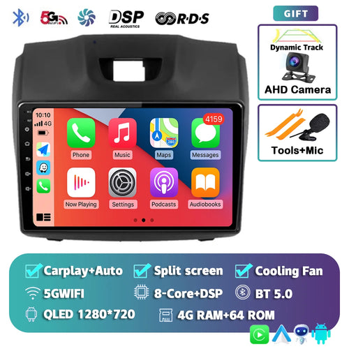 Android 14 Carplay Car Radio Multimedia For Chevrolet TrailBlazer 2012