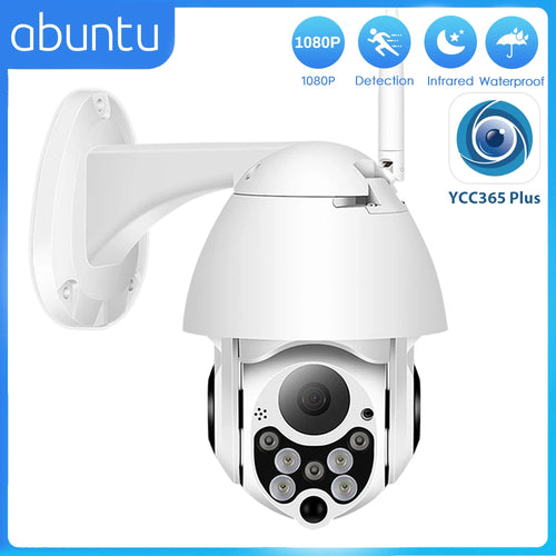 YCC365 Plus PTZ Wifi Camera Outdoor 1080P HD CCTV Security Camera 4x