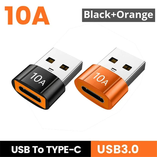 10A USB 3.0 Type C Adapter TypeC Female To USB Male Converter Fast