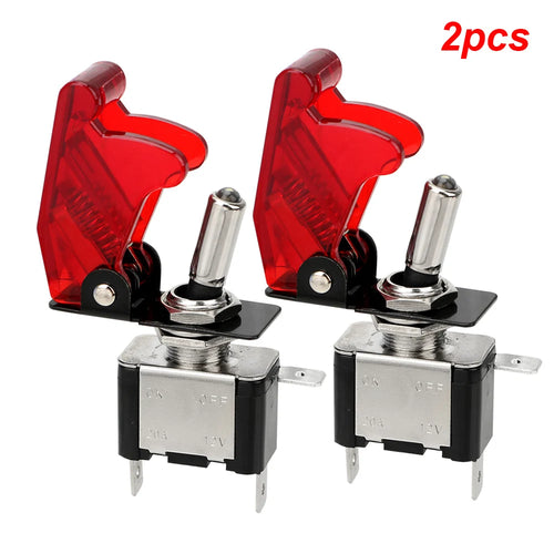 12V SPST Toggle Rocker Switch LED Light for Ignitions Boost Marine