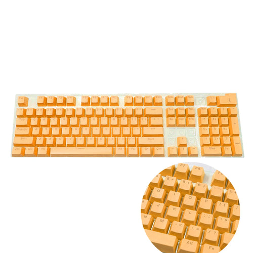 104pcs Universal Mechanical Keyboard Keycaps Ergonomic Blank Keycaps