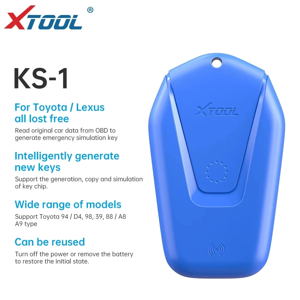 XTOOL KC501 KC100 KS01 M821 M822 CAN FD AIl Key Lost key Programming
