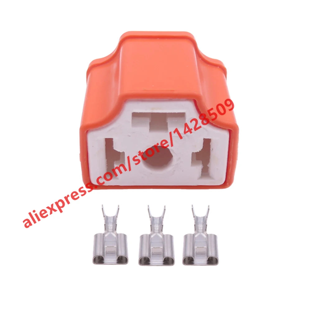 1 Set H4-2A H4 Auto HID Connector Automobile Light Bulb Plug Ceramic