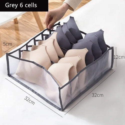 6/7/11 Foldable Underwear Underwear Socks Organizer With Dividers