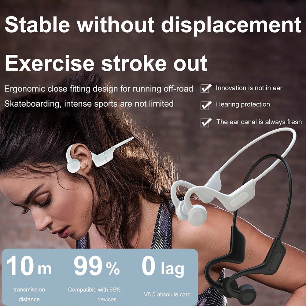 YYK-Q33 Bone Conduction Translation Earbuds 144 Languages Bluetooth
