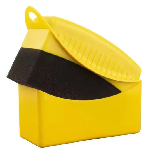 2Piece Car Tires Waxing Polishing Cleaning Wipe Washing Tire Tyre