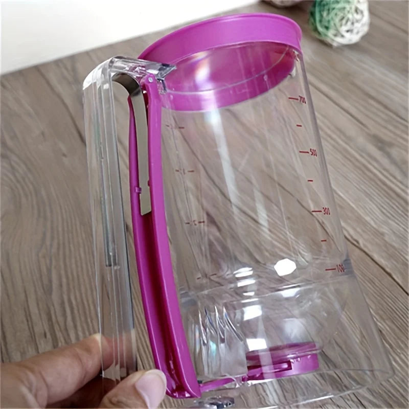 1 Pcs 900ml Batter Dispenser Hand-held Graduated Funnel Pastry Dough