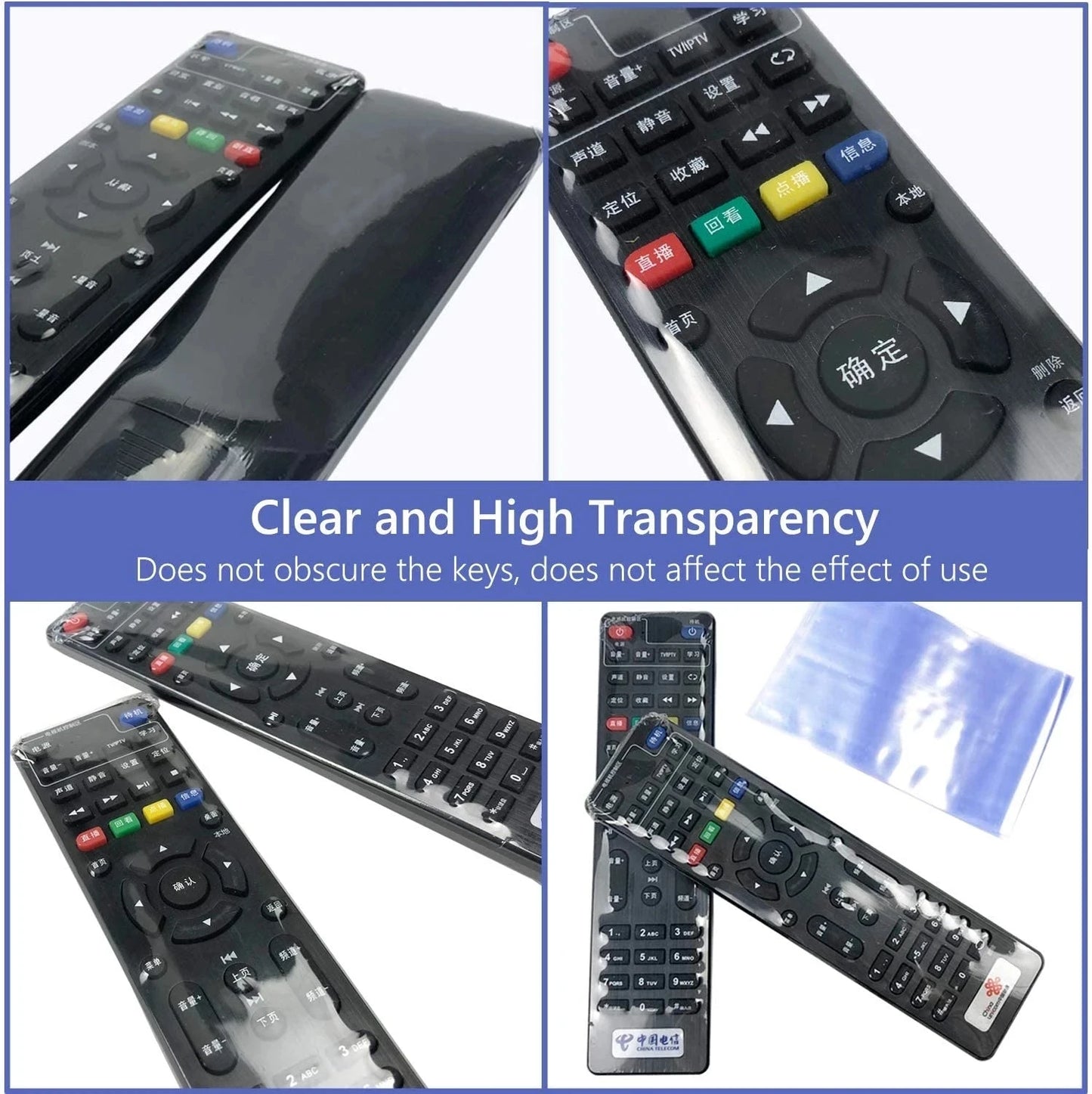 1/5/10/20PCS Transparent Shrink Film Bag Anti-dust Protective Case