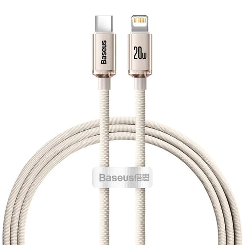 Baseus USB Type C PD 20W Cable for iPhone 14 13 12 Pro X 8 Fast USB C
