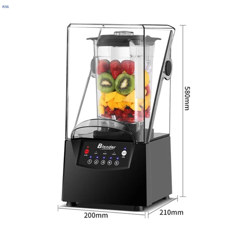 Food blender Commercial blender 1500w Sound insulation Food Processor
