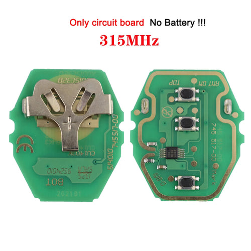 YIQIXIN 3 Button 315/433Mhz Remote Car Key For Old BMW Mini Cooper S