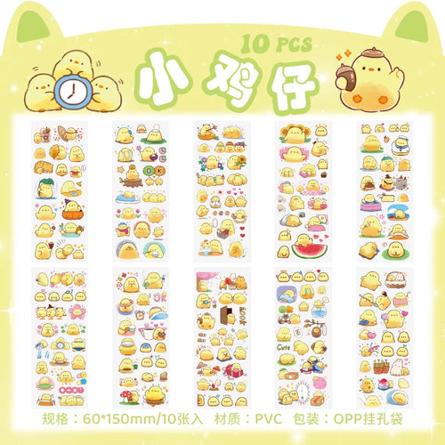 150PCS+ Card Kawaii Scrapbooking Bicycle Decals Gift Frog Students