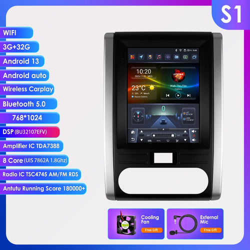 Hizpo For Tesla Style Android 13 Car Radio for Nissan X-Trail Xtrail 2