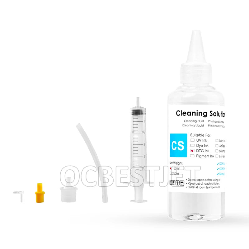 100ml Cleaning Solution Liquid Water-based Ink Printhead Cleaner