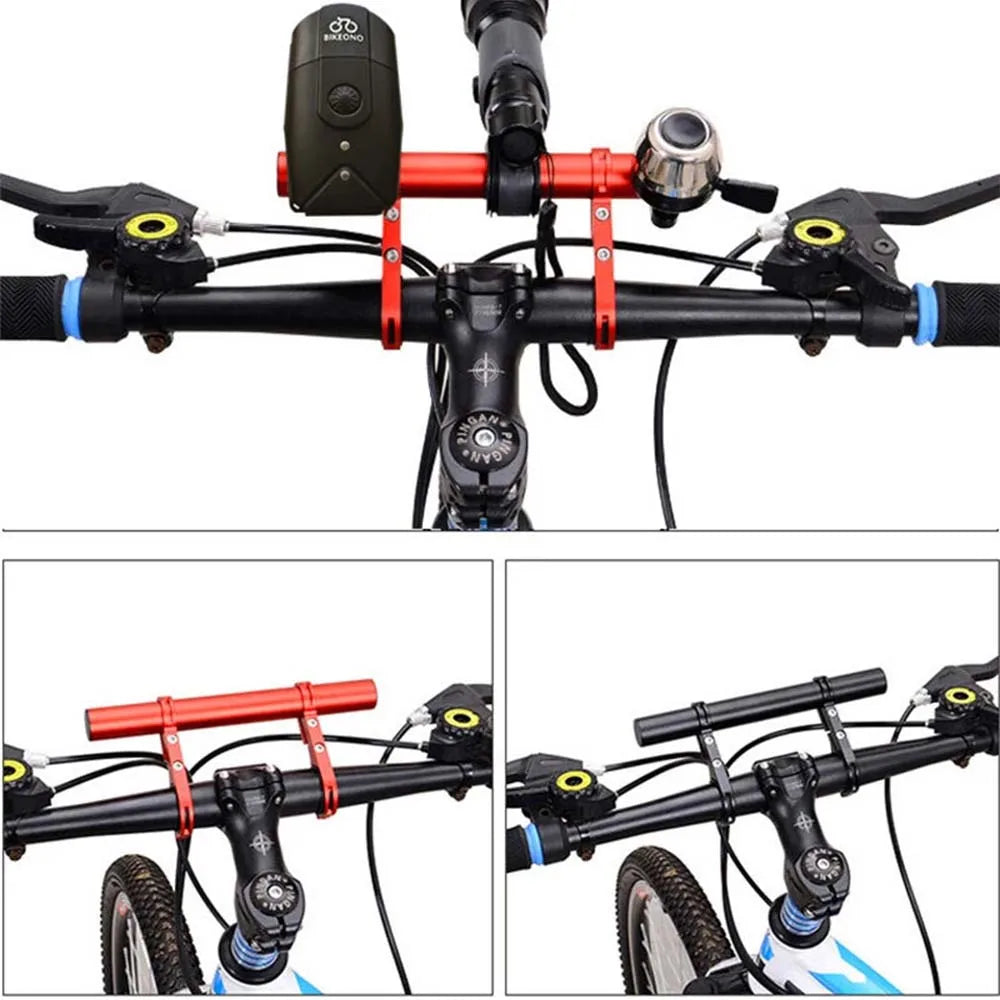 10/20/30cm Bicycle Handlebar Extended Bracket MTB Headlight Mount
