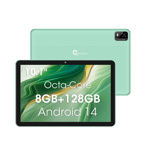 CWOWDEFU Android 14 Tablet 10.1-Inch Octa-core 8GB RAM 128GB ROM