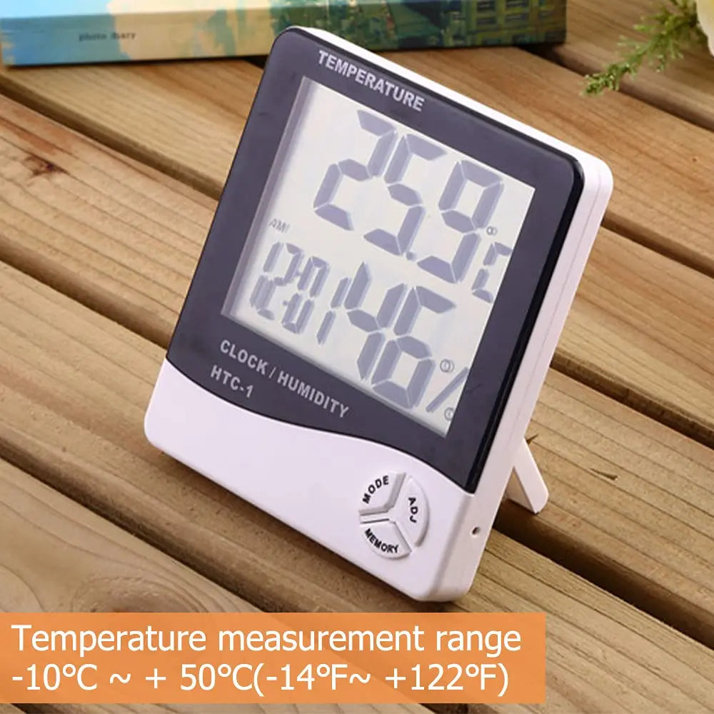 LCD Digital Temperature Humidity Meter HTC-1 Home Indoor Outdoor