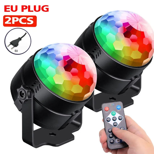 1-4Pcs Aalternating fFashing Light Stage Lamp with Remote Control EU