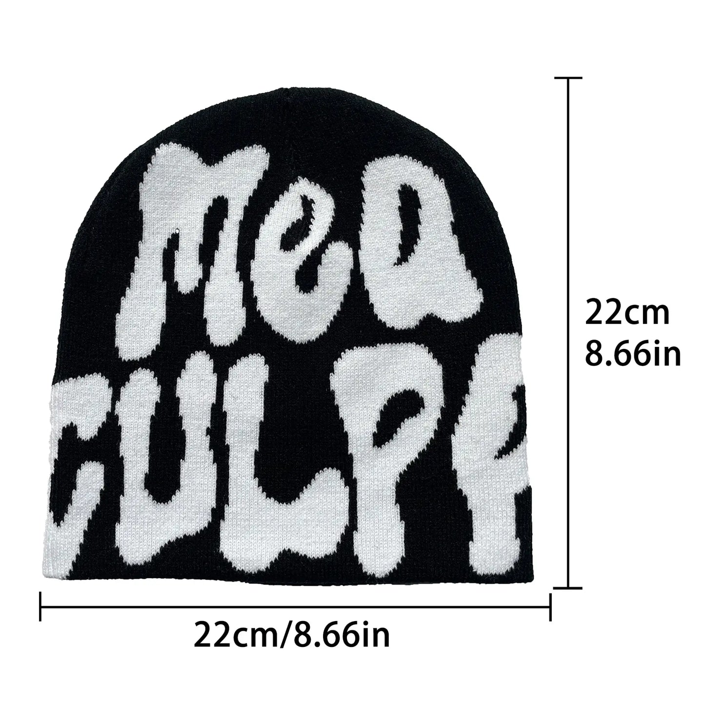 Y2K Knitted Hats Men's And Women's Jacquard Hats Outdoor Riding Europe