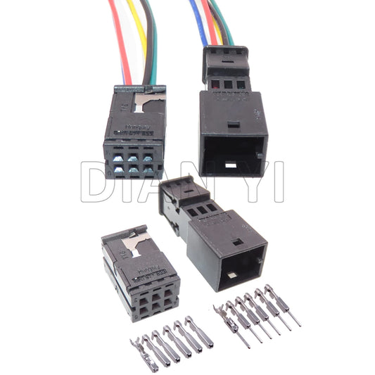 1 Set 6 Way Auto Anti-glare Rearview Mirror Plug 1418784-1 8E0 971 833