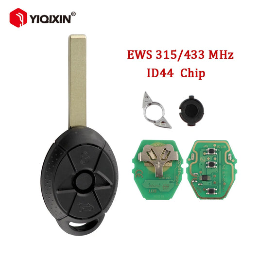 YIQIXIN 3 Button 315/433Mhz Remote Car Key For Old BMW Mini Cooper S