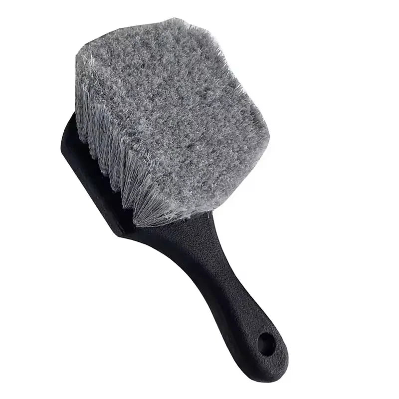 Car Wheel Cleaning Brush Detail Brush Short Handle Tire Rim Washing