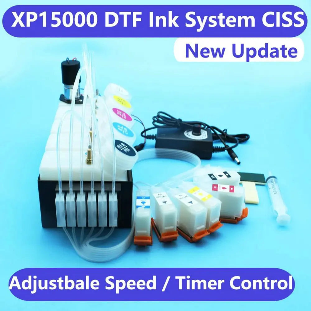 XP15000 DTF CISS For Epson Expression Photo HD XP-15000 White Ink Tank