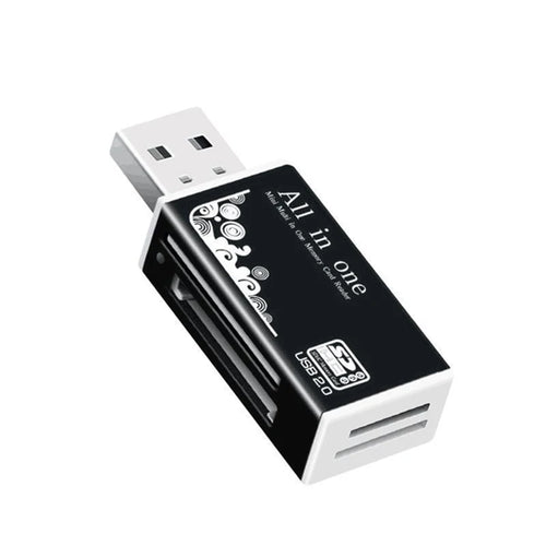 Alloy Card Reader 4 Ports USB2.0 Micro SD TF M2 MS Pro Duo MMC SDHC DV