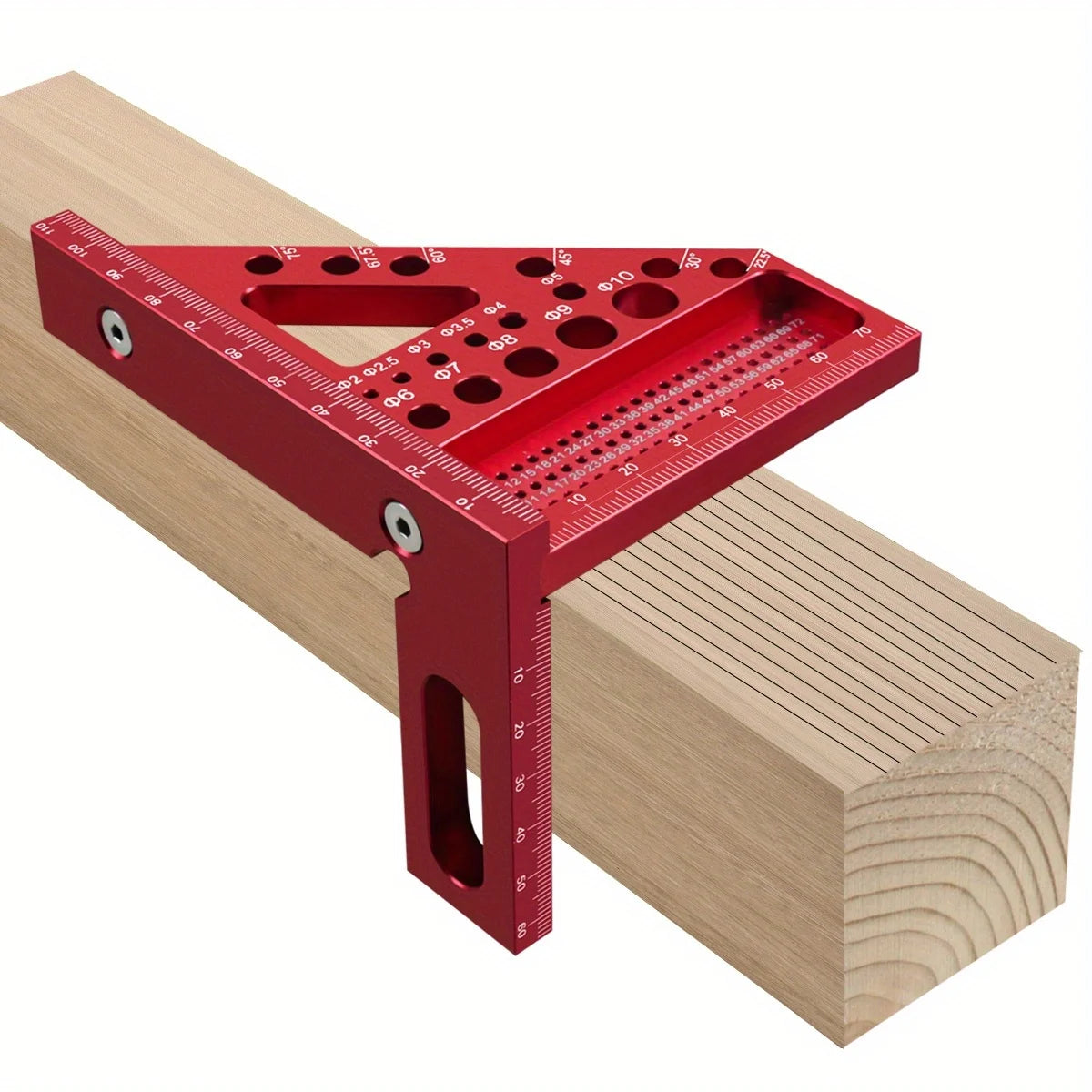 Woodworking Square Protractor, Woodworking Square With Dowel