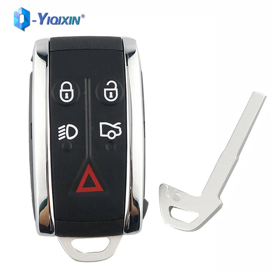 YIQIXIN Remote Car Key Shell Smart Auto Keyless Go Fob Case 5 Button
