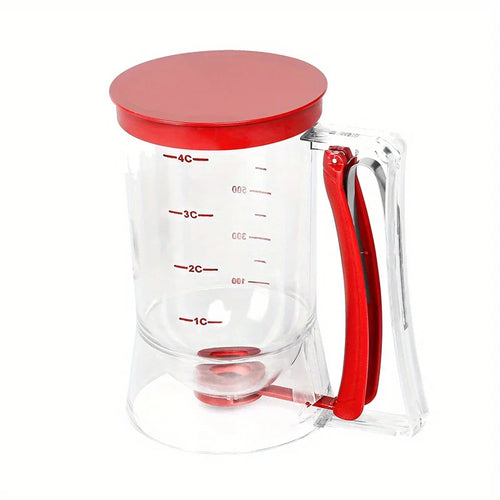 1 Pcs 900ml Batter Dispenser Hand-held Graduated Funnel Pastry Dough