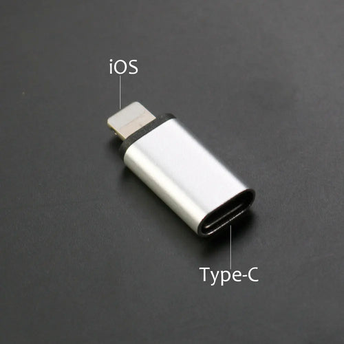 YUXI Silver 1PCS Micro USB to Converter Adapter For iPhone X 8 7 6