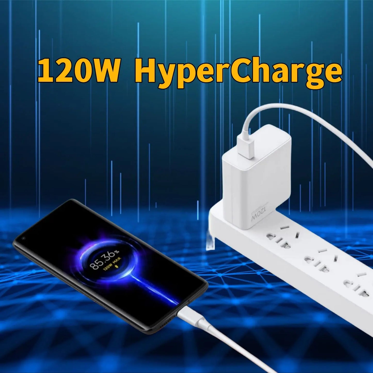 Xiaomi Original Charger Turbo Fast Charge 120W EU Hypercharge Gan