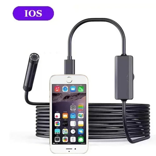 1200P endoscope camera 8mm probe 8LED for smartphone android or