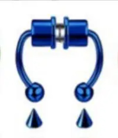 1 Pc of Fashionable Punk Stainless Steel Magnet Self-priming Nose