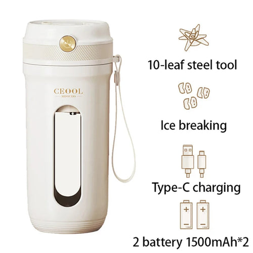 Z30 Electric Portable Fruit Blender 350ML USB Charging Small Quality