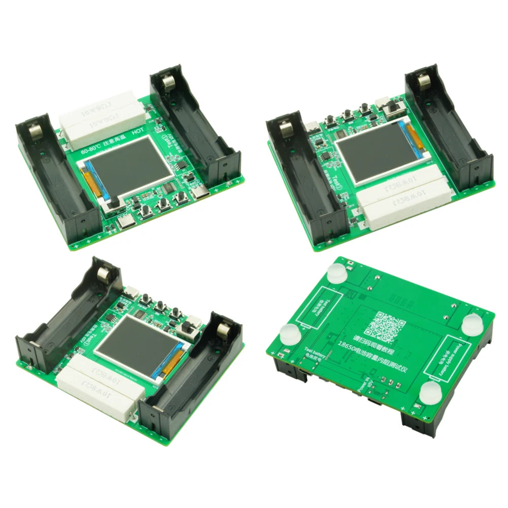 18650 Lithium Battery Capacity Tester MAh MWh Capacity Division